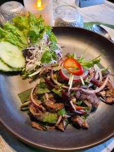 Nam-tok ( beef salad)